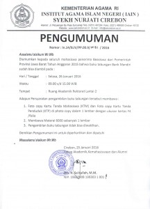PENGUMUMAN REKENING BEASISWA JABAR