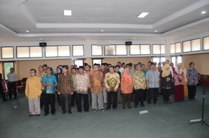 Wadek, Kajur, Sekjur, Puat-pusat dan Lembaga yang dilantik Rektor IAIN.