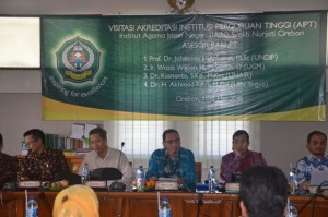 Rektor IAIN membuka acara Visitasi Akreditasi Institusi Perguruan Tinggi (AIPT)