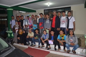Kontingen IAIN berkumpul di Rektorat untuk mengecek perlengkapan sebelum berangkat menuju Jakarta.