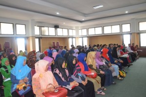 Mahasiswa Program Beasiswa Bidikmisi yang hadir sejumlah 120 orang.