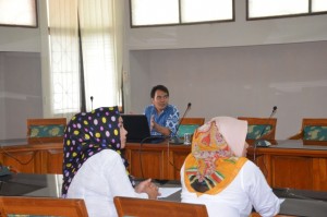 Saluky, M. Kom mensosialisasikan tata cara pengisian EMIS kementerian Agama RI.