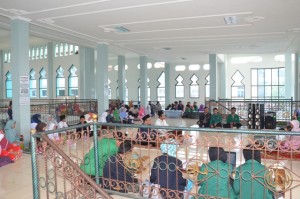 Peserta Tahfizd Qur'an dalam acara Gebyar Maulid Nabi se-Jawa Barat tahun 2016.