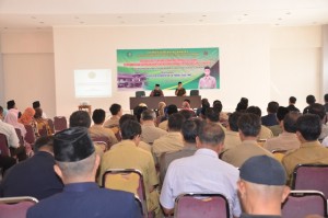 Peserta yang hadir dari Kandepag, Kanwil, Pengadilan Agama, dan IAIN Syekh Nurjati Cirebon.