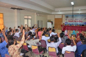Interaktif peserta TOT smart learning.