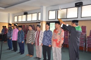 Pengambilan Sumpah Jabatan.