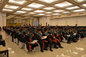 Wisudawan/ti program pascasarjana IAIN Syekh Nurjati Cirebon.