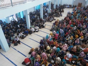 Suasana Workshop pembekalan mahasiswa calon peserta KKN tahun 2015.