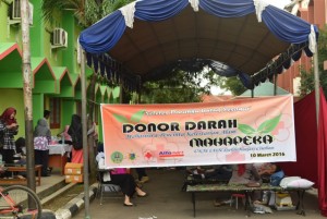 Donor Darah salah satu rangkaian kegiatan PIN MKM dan Lustrum V UKM MAHAPEKA.