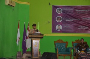 Supriyadi sebagai ketua pelaksana Seminar Radikalisme dan Kebangsaan.