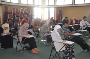 Suasana pelaksanaan Assesment Tahun 2016.