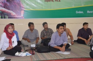 Peserta Workshop Persiapan Pelaksanaan Visitasi Akreditasi Jurusan dilingkungan IAIN Syekh Nurjati Cirebon Tahun 2016.