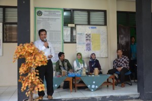 Dekan FITK Dr. Ilman Nafi'a, M. Ag memberikan sambutan dalam acara Visitasi dan Akreditasi Jurusan PAI FITK.