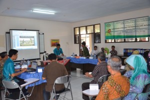 Suasana acara Visitasi dan Akreditasi Jurusan PAI FITK Tahun 2016.