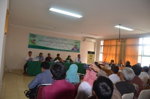 Pembukaan acara Visitasi Prodi (S2) dengan dihadiri tamu undangan baik dari Dosen, Mahsiswa, Alumni serta Stakeholder.