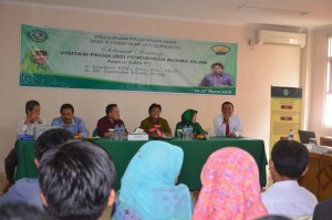 Acara Pembukaan Visitasi Prodi (S2) Pascasarjana IAIN Syekh Nurjati Cirebon Tahun 2016.