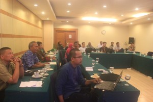 Peserta Workshop Kurikulum KKNI Fakultas Ushuluddin Adab Dakwak di Hotel Patra Jasa.