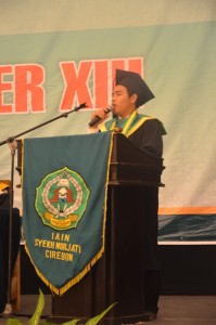 Pesan Kesan perwakilan Wisudawan/ti yang di Wisuda Sarjana dan Magister ke-XIII Tahun 2016.