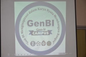 GenBI Menginspirasi Dalam Karya Nyata Membangun Bangsa.