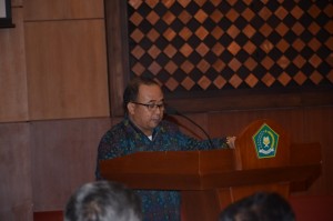 Kepala Informasi dan Humas menyampaikan Hasil Monitoring Media Periode Bulan Januari-Maret 2016.