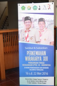 Menteri Agama Lukman Hakim Saifuddin diagendakan akan membuka Perkemahan Wirakarya Nasional ke XIII di IAIN Kendari Sulawesi Tenggara tahun 2016.