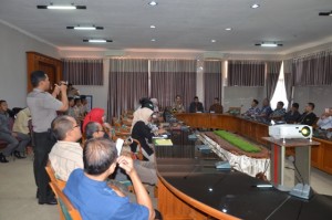 Suasana Kunjungan Silaturahim Kapolres Cirebon Kota ke IAIN SyekhNurjati Cirebon Tahun 2016.