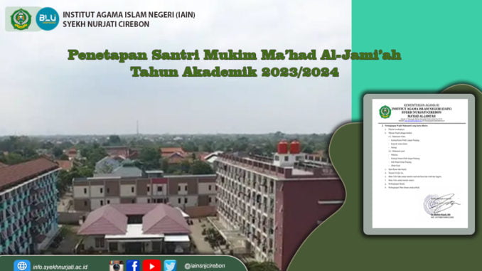 Penetapan santri mukim