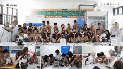 Kunjungan Edukasi SD IT Bina Bangsa ke Laboratorium MIPA FITK UIN Siber Cirebon