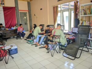 Donor Darah SIGMA UIN Siber Cirebon bekerja sama dengan PMI Kabupaten Majalengka