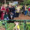Dr. Anwar Sanusi berdiskusi mengenai ekoteologi dan pelestarian lingkungan bersama masyarakat di Desa Sarwadadi.