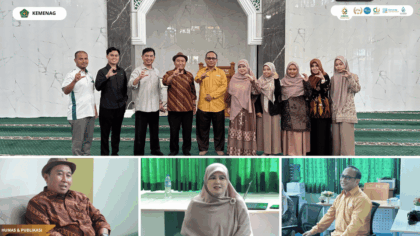 Tim BAZNAS Provinsi Jawa Barat bersama pimpinan dan pengurus UPZ Syarifah Mudaim UIN Siber Syekh Nurjati Cirebon saat kegiatan monitoring dan evaluasi pengelolaan zakat di lingkungan kampus.