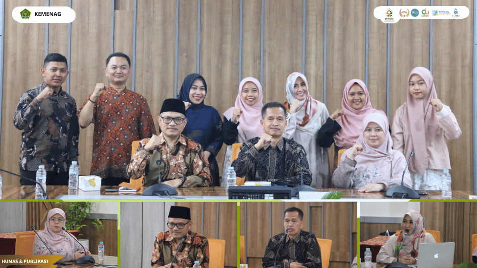 Benchmarking UPZ UIN Sunan Gunung Djati Bandung bersama UPZ Syarifah Mudaim UIN Siber Syekh Nurjati Cirebon di Ruang Rapat Senat.