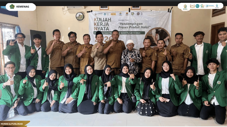Kolaborasi mahasiswa KKN 107, Pemerintah Desa Cikalahang, dan pelaku UMKM dalam mendukung pengembangan produk halal.