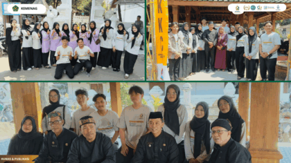 Mahasiswa KKN 39 UIN Siber Syekh Nurjati Cirebon berkolaborasi dengan panitia dan masyarakat pada Haul ke-526 Mbah Kuwu Sangkan.