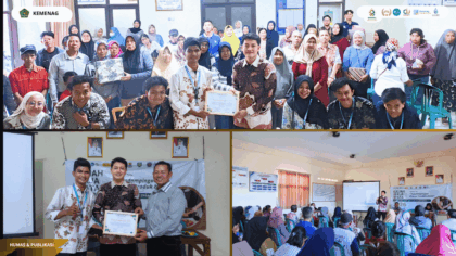 Mahasiswa KKN Kelompok 90 UIN Siber Syekh Nurjati Cirebon menggelar Workshop Pengembangan UMKM di Kelurahan Panjunan.