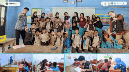 Mahasiswa KKN UIN Siber Syekh Nurjati Cirebon mendampingi siswa SDN 1 Astanalanggar dalam Program PELITA.