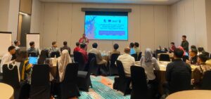 Peserta Lokakarya Implementasi Prinsip Bisnis dan HAM untuk ASN Muda yang diselenggarakan Kementerian HAM bersama UNDP dan didukung Uni Eropa.