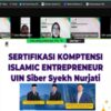 Sertifikasi Islamic Entrepreneur, Jurusan Ekonomi Syariah UIN SSC Gandeng Muamalat Institute