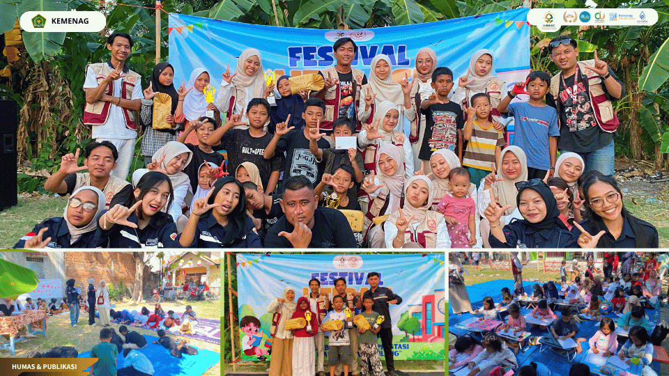 Festival Literasi Anak Negeri KKN 35 UIN Siber Cirebon di Desa Pasindangan