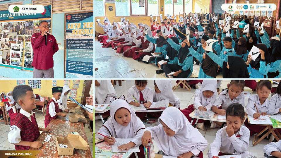 Festival Literasi KKN 01 Astanalanggar di SDN 1 dan SDN 3 Astanalanggar