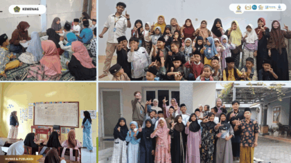 KKN 01 UIN Siber Cirebon Gerakkan Literasi Keislaman Anak Desa Astanalanggar