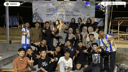 KKN 07 UIN Siber Cirebon menggelar DISKO bersama pemuda Desa Kalirahayu