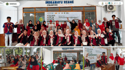 KKN 135 UIN Siber Cirebon menggelar workshop pemanfaatan minyak jelantah di Desa Cikawung