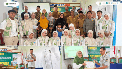 KKN 137 UIN Siber Cirebon mengedukasi masyarakat Desa Plosokerep tentang pengelolaan sampah dan teknologi ramah lingkungan