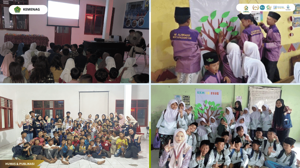 KKN 16 UIN Siber Cirebon melaksanakan Program Bioskop Literasi di Desa Mertapada Wetan