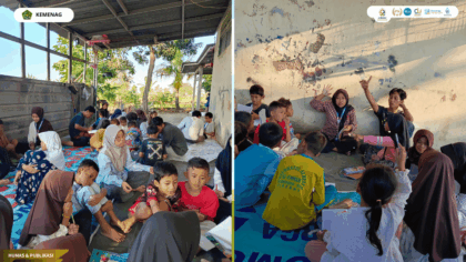 KKN 23 UIN Siber Cirebon melaksanakan program SABER di Desa Banjarwangunan