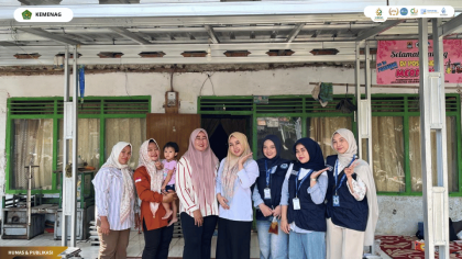 KKN 65 UIN Siber Cirebon mengikuti kegiatan Posyandu di Desa Jagapura Kidul