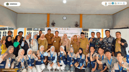 KKN Kelompok 134 UIN Siber Cirebon menggelar seminar mitigasi banjir dan pemilahan sampah di Desa Gebang Udik