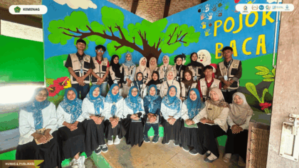 KKN Kelompok 75 UIN Siber Cirebon meresmikan Pojok Baca di SDN 2 Ender
