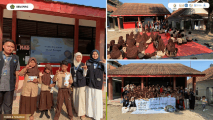 KKN Kelompok 89 UIN Siber Syekh Nurjati Cirebon memberikan edukasi dan praktik wudhu serta salat kepada siswa sekolah dasar